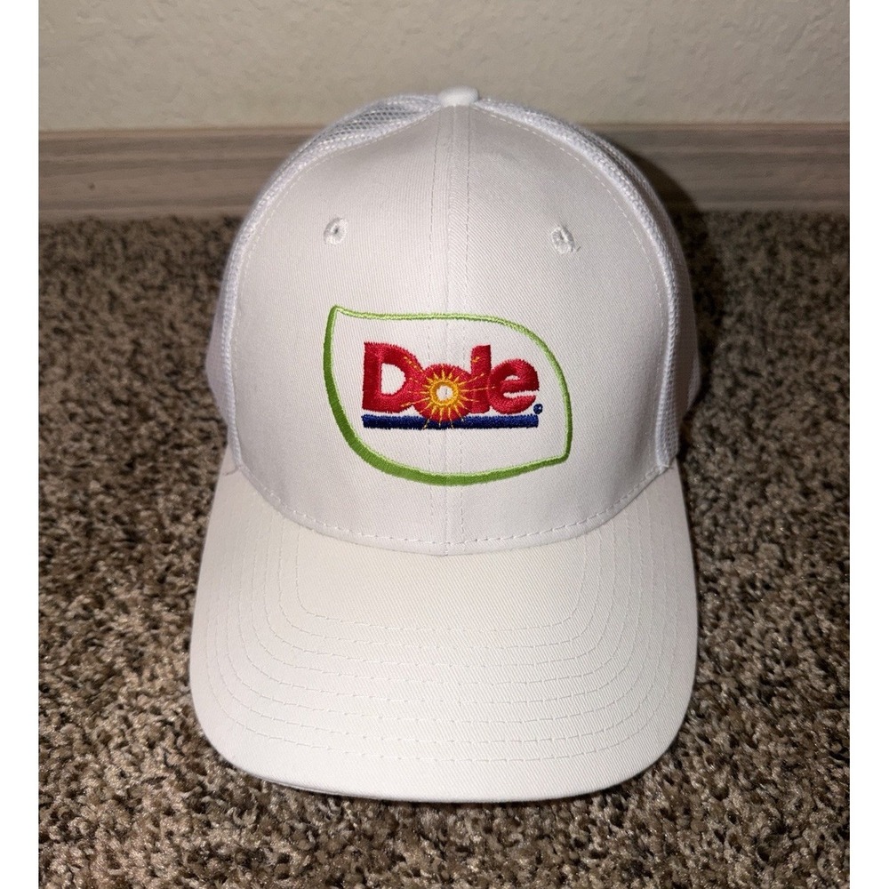 Apollo White Trucker Hat Mesh Back Adjustable Snapback One Size Unisex Adults